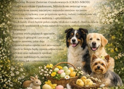 Spokojnych Świąt Wielkiej Nocy!