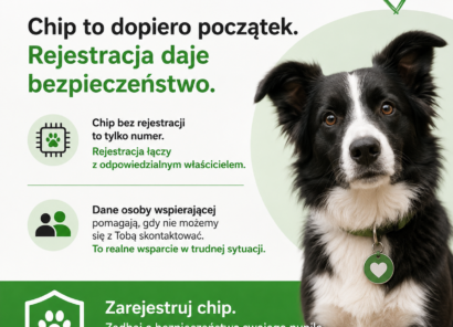 Dlaczego rejestracja chipa w bazie zwierząt oznakowanych jest tak ważna?